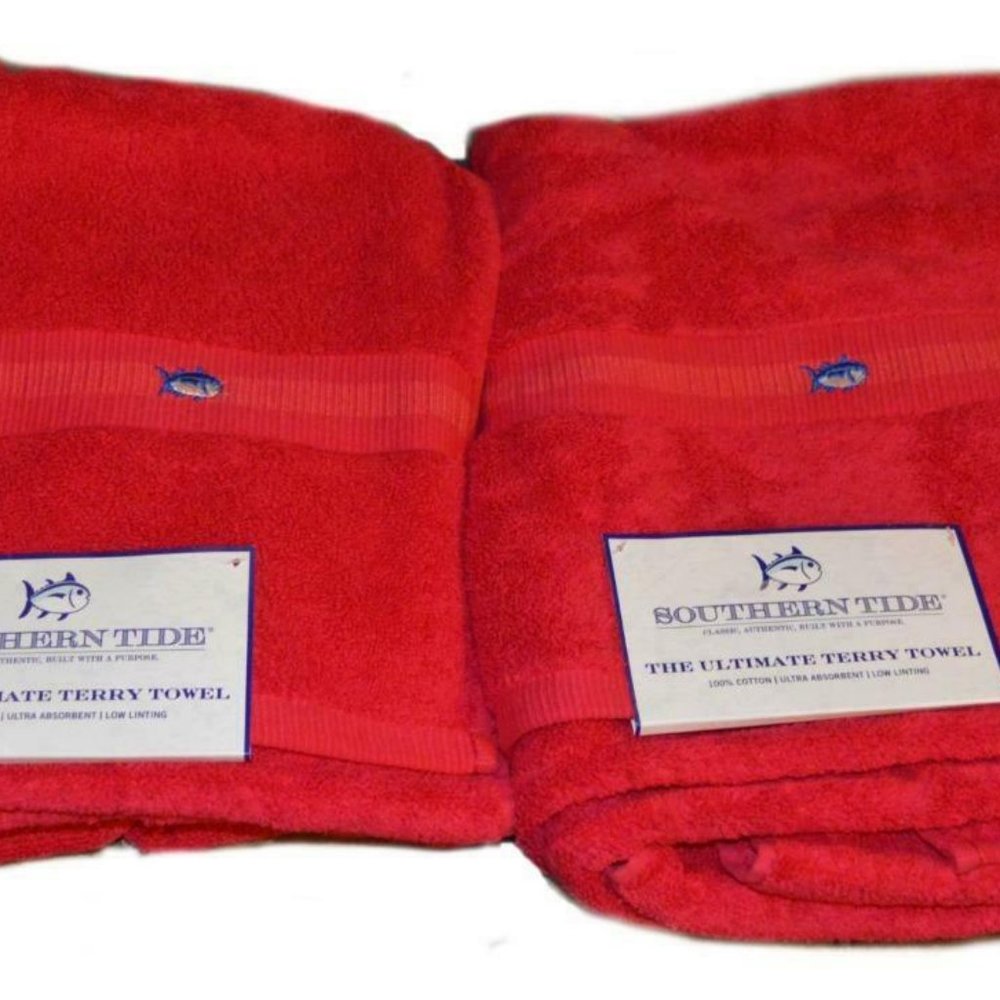 Brand New 2 Southern Tide Bath sheet towels 35x68